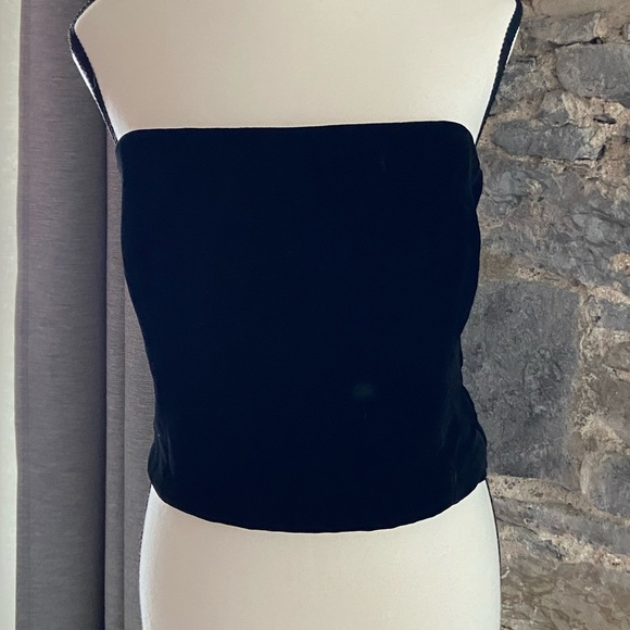 Burberrys velvet silk vintage corset black - Picture 2 of 7